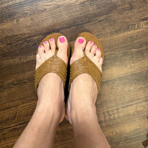 Flojos Brown Sandals Casual Comfort - Picture 7 of 8